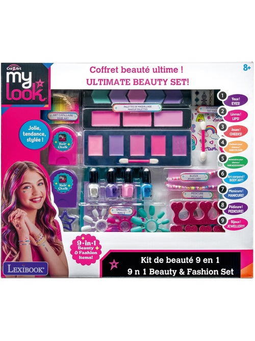 9 n 1 conjunto de belleza y moda - Kiabi