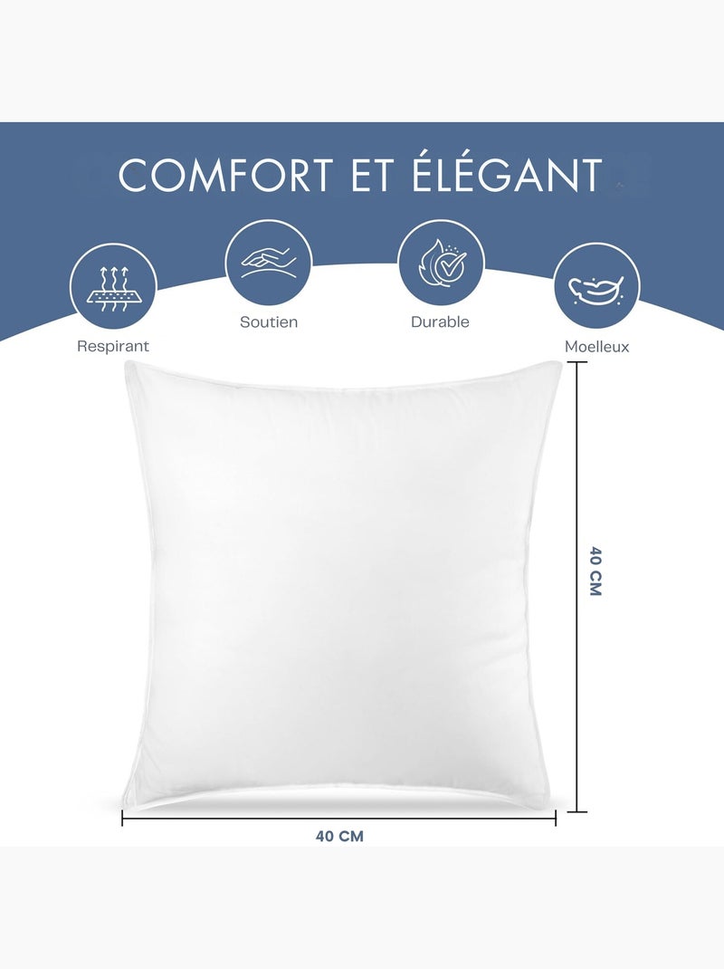 A la unidad Almohadas de Poliéster PROMO LINGE Blanco - Kiabi