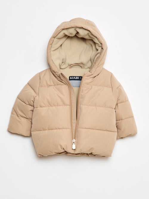 Abrigo acolchado con capucha - Kiabi