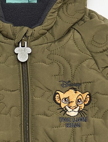 Abrigo acolchado con capucha y forro polar 'Disney' 'Simba'