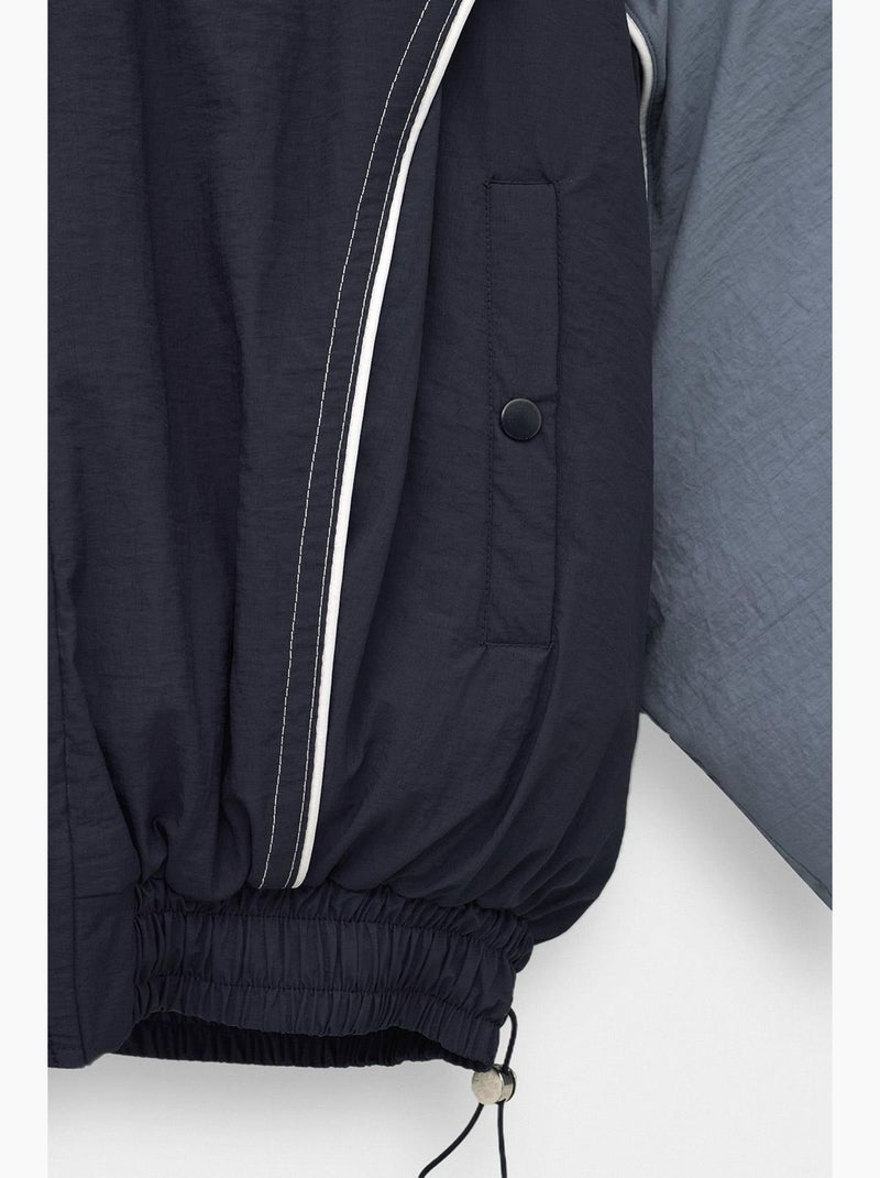 Abrigo acolchado hombre giesto Azul Gris Blanco - Kiabi