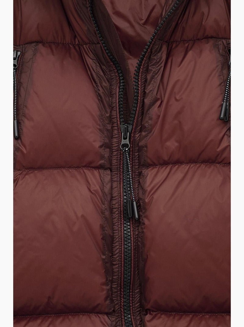 Abrigo acolchado hombre giesto Rojo burdeos - Kiabi
