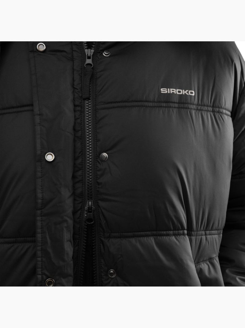 Abrigo acolchado oversize mujer lifestyle mujer naryan Negro - Kiabi