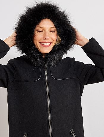 Abrigo caban efecto lana - Kiabi