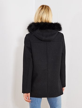 Abrigo caban efecto lana - Kiabi