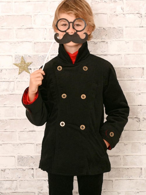 Abrigo Caban para Niña | Terciopelo Negro | Unisex | NOTTING HILL - Kiabi
