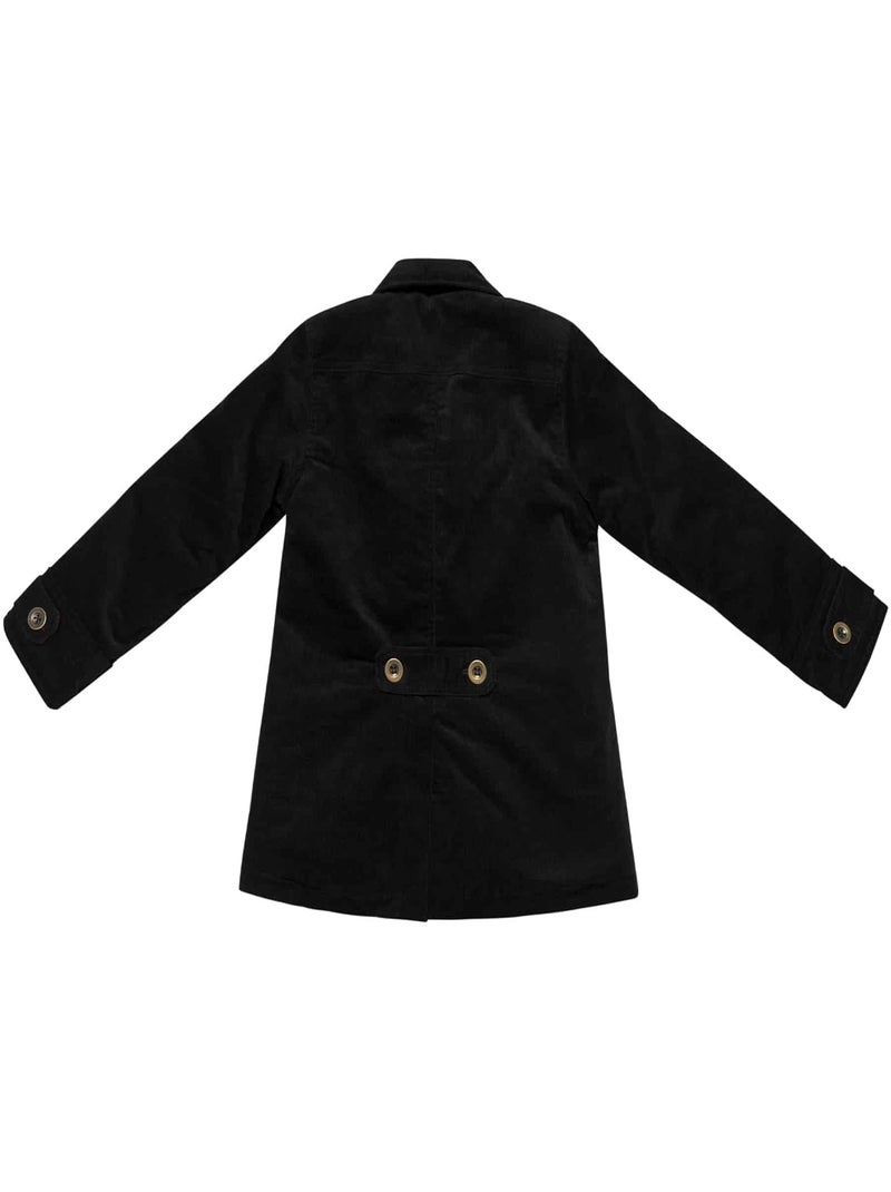 Abrigo Caban para Niña | Terciopelo Negro | Unisex | NOTTING HILL Gris rojo negro - Kiabi