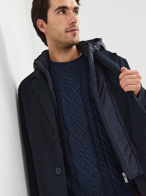 Abrigo con capucha, MO Fashion - Kiabi Abrigo con capucha, MO Fashion - Kiabi
