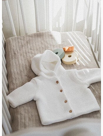 Abrigo de bebé en algodón - colección «petits chats»
