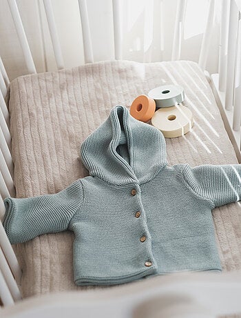 Abrigo de bebé en algodón - colección «petits chats»