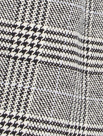 Abrigo de cuadros 'JDY' - NEGRO - Kiabi - 50.00€