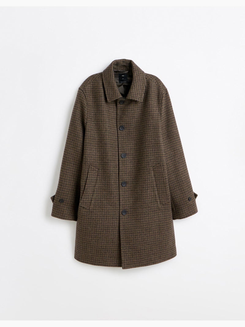 Abrigo de cuadros, mo fashion Beige - Kiabi