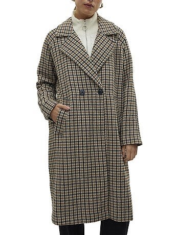Abrigo de Cuadros para Mujer Vero Moda