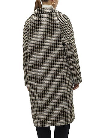 Abrigo de Cuadros para Mujer Vero Moda