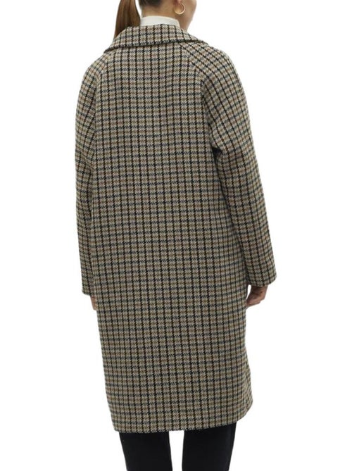 Abrigo de Cuadros para Mujer Vero Moda - Kiabi Abrigo de Cuadros para Mujer Vero Moda - Kiabi