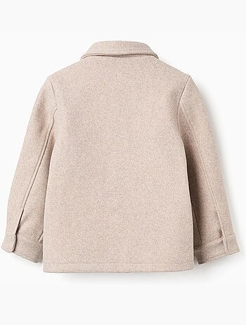 Abrigo de lana, elegante, práctico