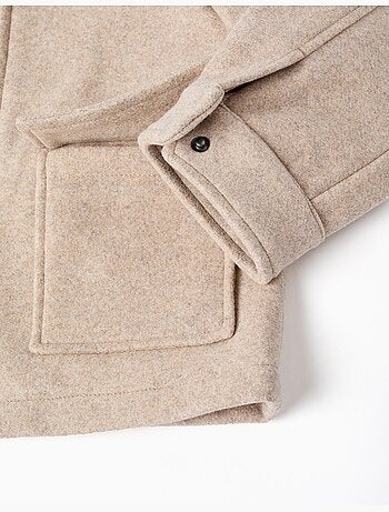 Abrigo de lana, elegante, práctico