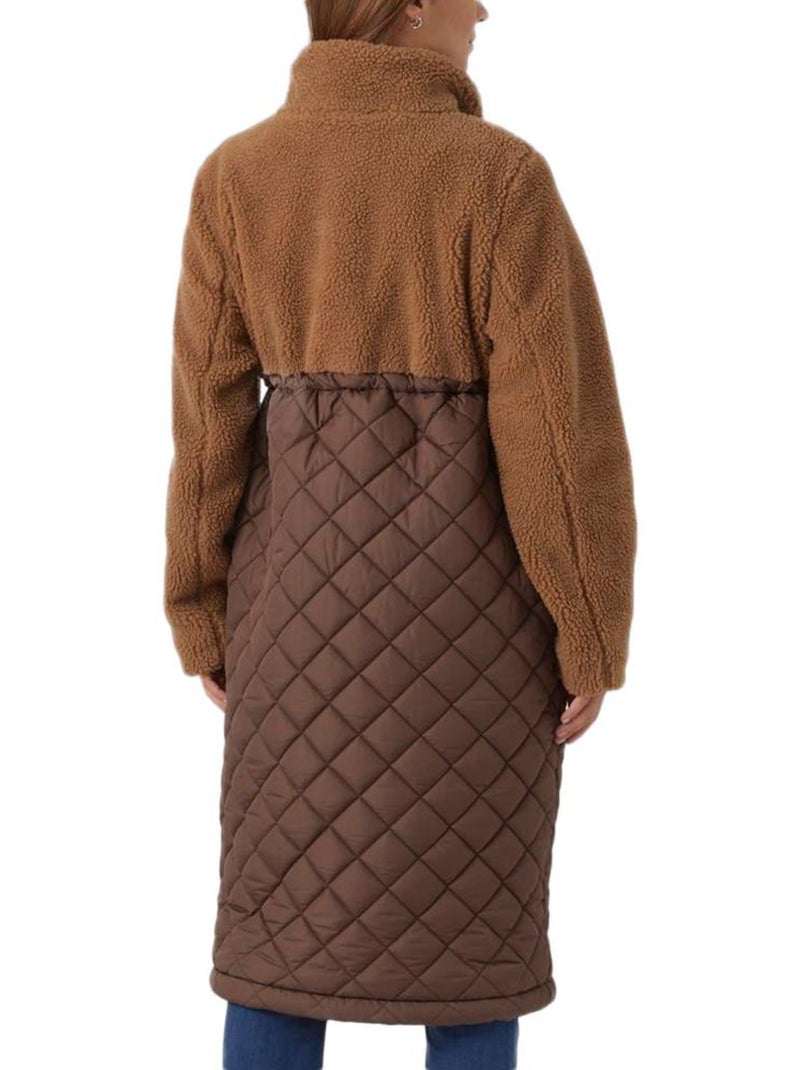 Abrigo de Mujer Premamá Mamalicious Marrón capuchino - Kiabi