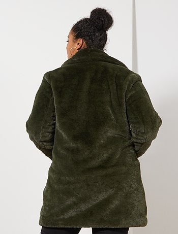 Abrigo de pelo sintético - Kiabi