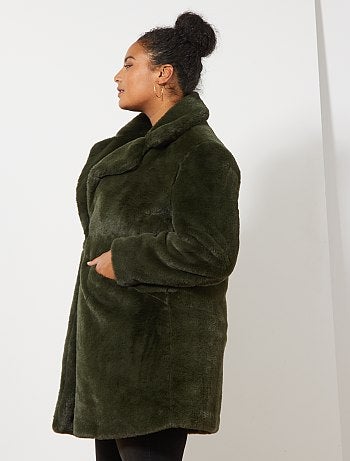 Abrigo de pelo sintético - Kiabi