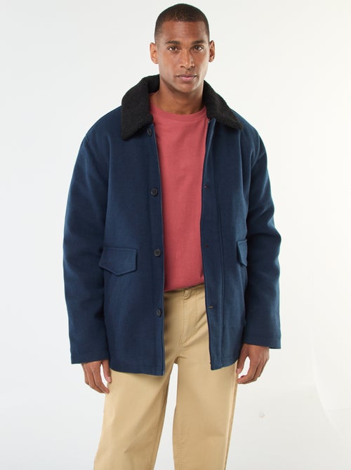 Abrigo efecto lana - Kiabi