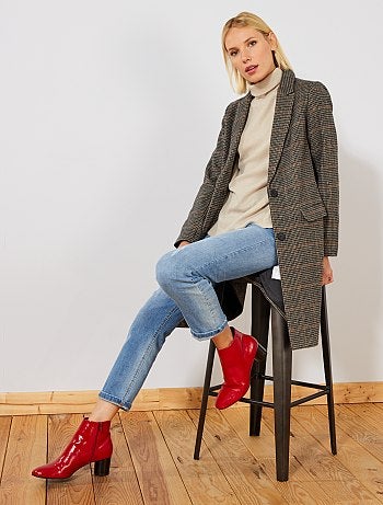 Abrigo efecto lana - Kiabi