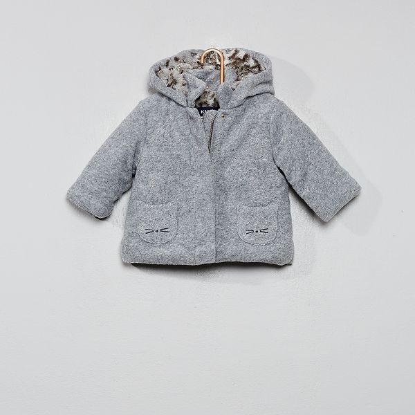 Ropa Anorak Bebe Zara Abrigo H&m Niña Abrigo Gris Bebe