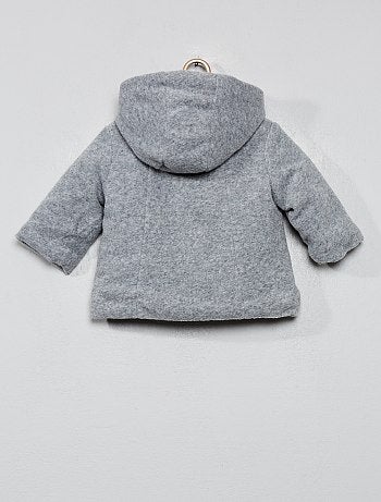 Abrigo efecto lana forrado - Kiabi