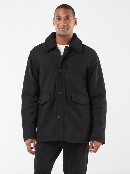 Abrigo efecto lana - Kiabi