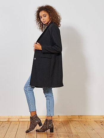 Abrigo efecto lana - Kiabi