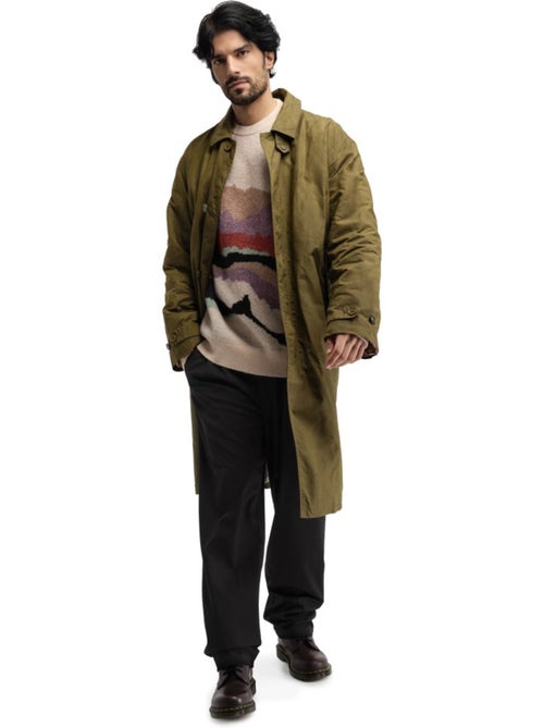 Abrigo encerado hombre hombre codium - Kiabi