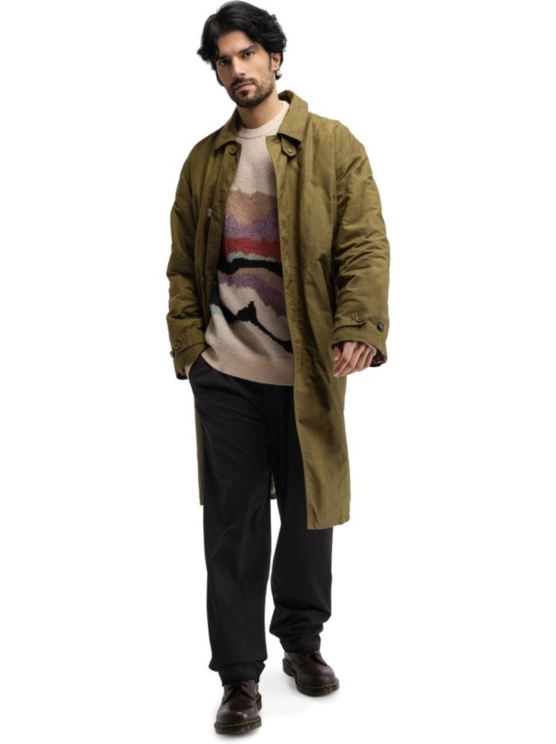 Abrigo encerado hombre hombre codium Verde - Kiabi