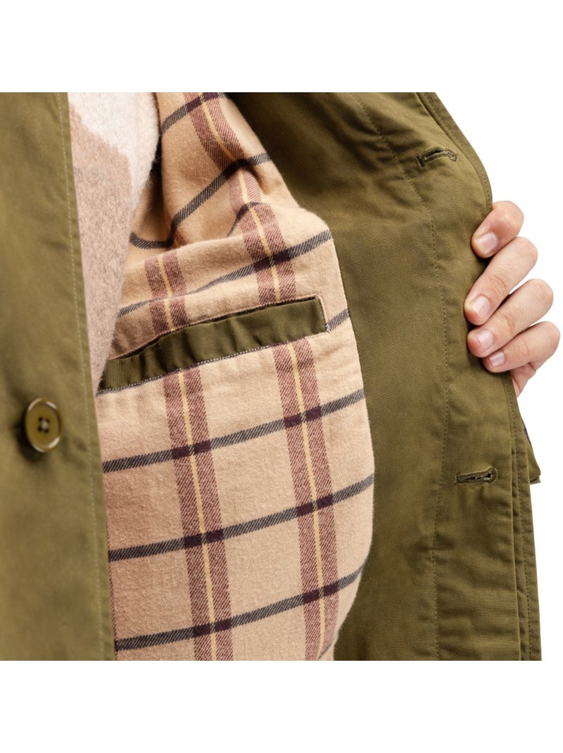Abrigo encerado hombre hombre codium Verde - Kiabi