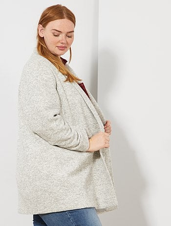 Abrigo estilo paño de lana - Kiabi