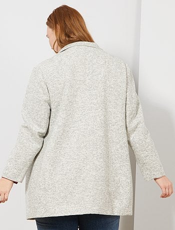 Abrigo estilo paño de lana - Kiabi