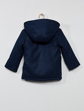 Abrigo grueso con forro de borreguito - Kiabi