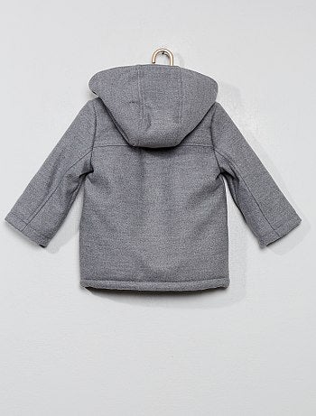 Abrigo grueso con forro de borreguito - Kiabi