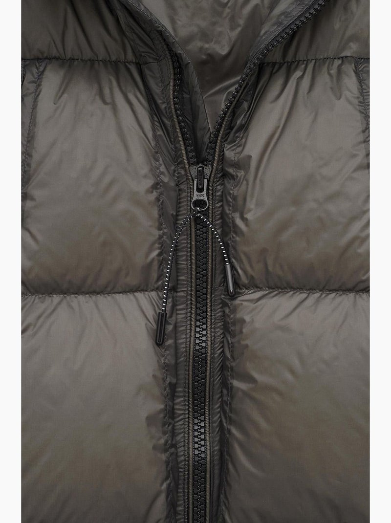 Abrigo hombre acolchado giesto Gris negro - Kiabi