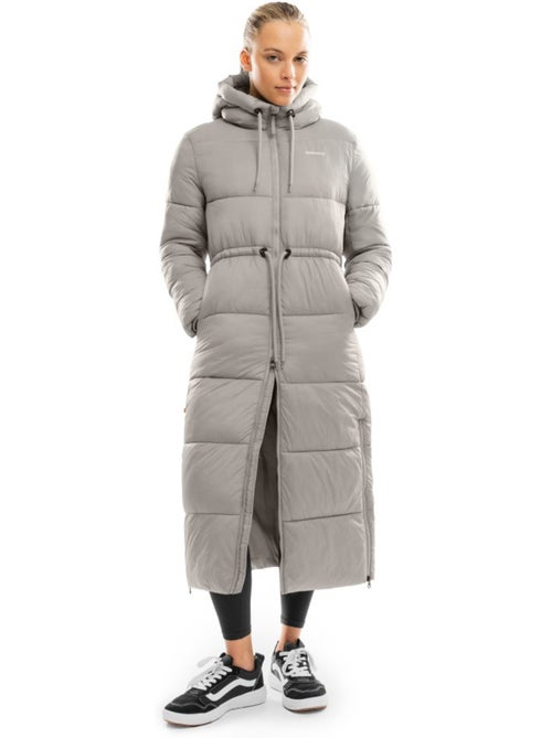 Abrigo largo acolchado mujer lifestyle mujer hemisphere - Kiabi Abrigo largo acolchado mujer lifestyle mujer hemisphere - Kiabi