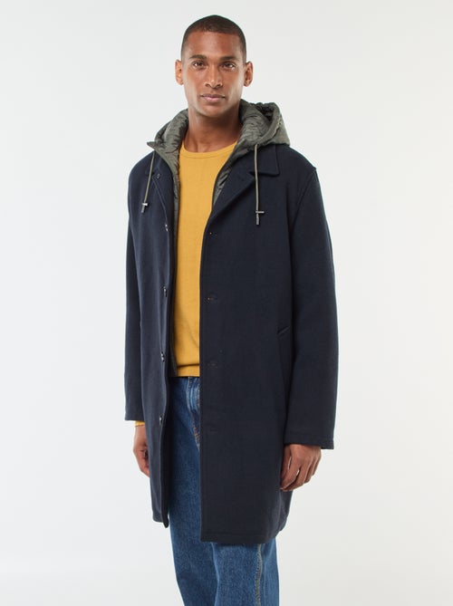 Abrigo largo cálido y elegante - Kiabi