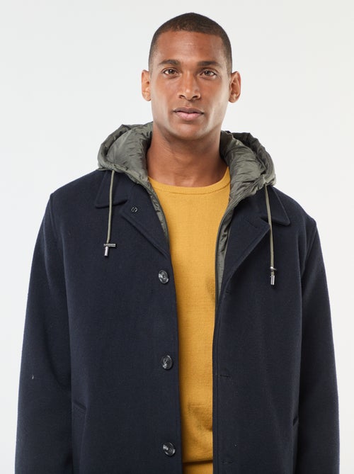 Abrigo largo cálido y elegante - Kiabi