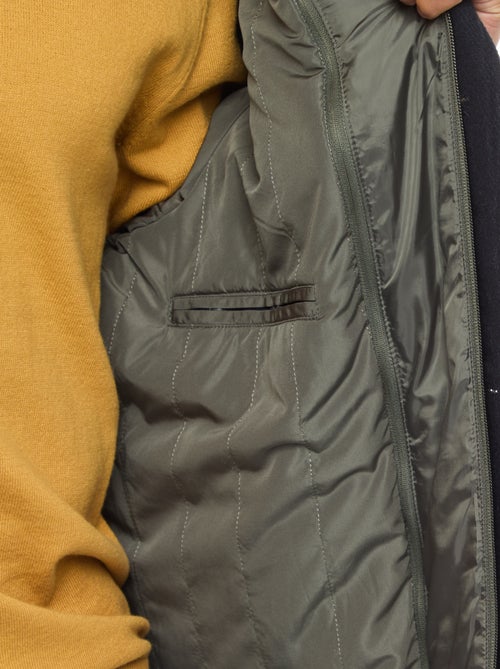 Abrigo largo cálido y elegante - Kiabi