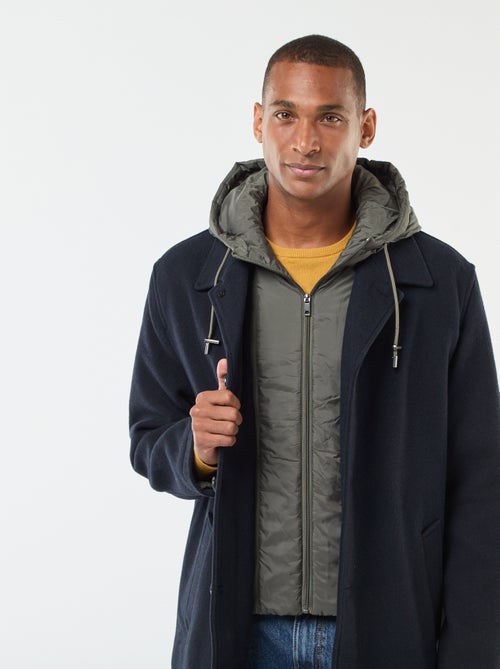 Abrigo largo cálido y elegante - Kiabi