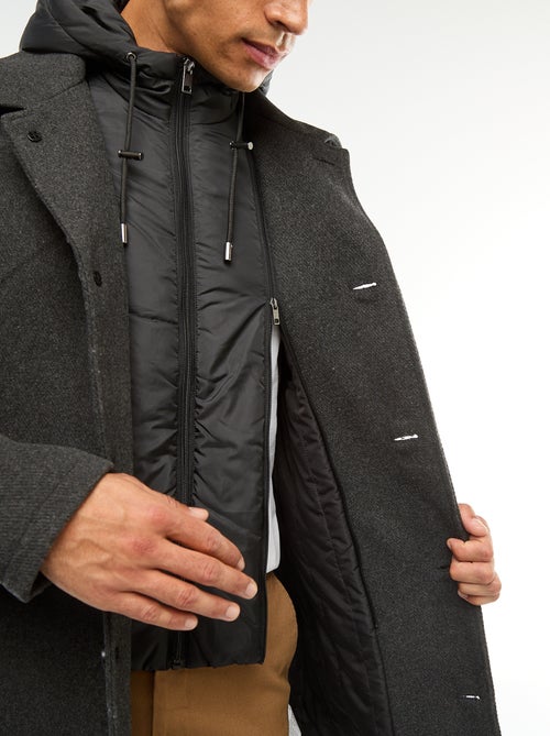 Abrigo largo cálido y elegante - Kiabi