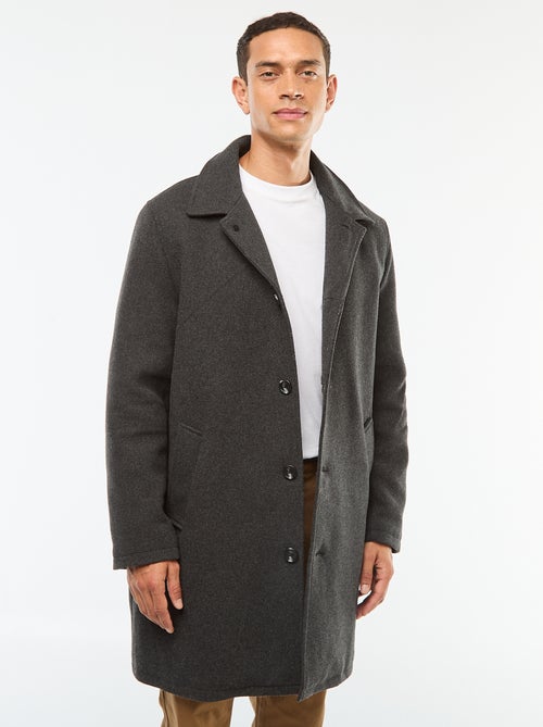 Abrigo largo cálido y elegante - Kiabi