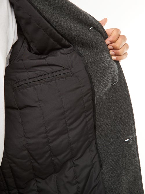 Abrigo largo cálido y elegante - Kiabi