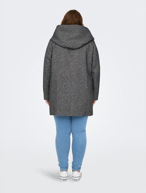 Abrigo de lana - GRIS - Kiabi - 40.00€