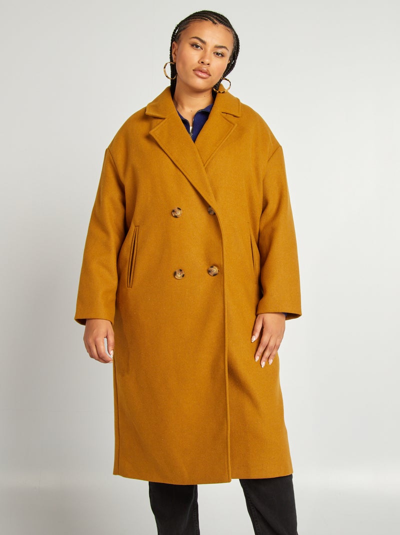 Fur Cazadoras Plumiferos Abrigo Talla Grande Mujer Kiabi Abrigo