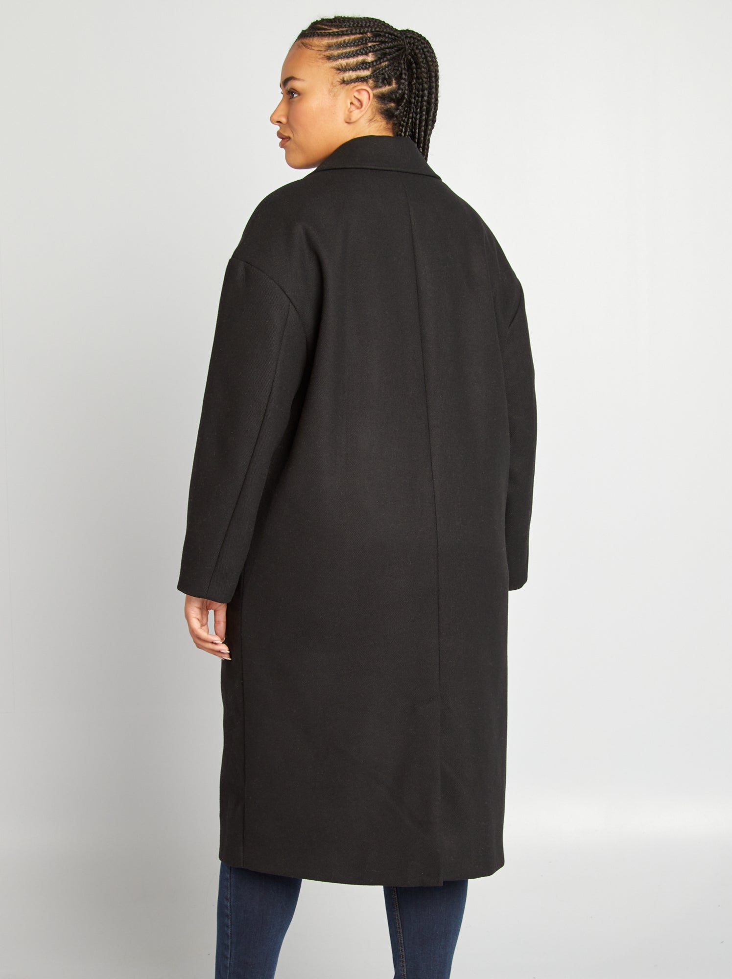 Gabardina De Invierno Para Hombre - Doble Botonadura, Solapa, Estilo Elegante De Negocios, Cortavientos Para Otoño E Invierno