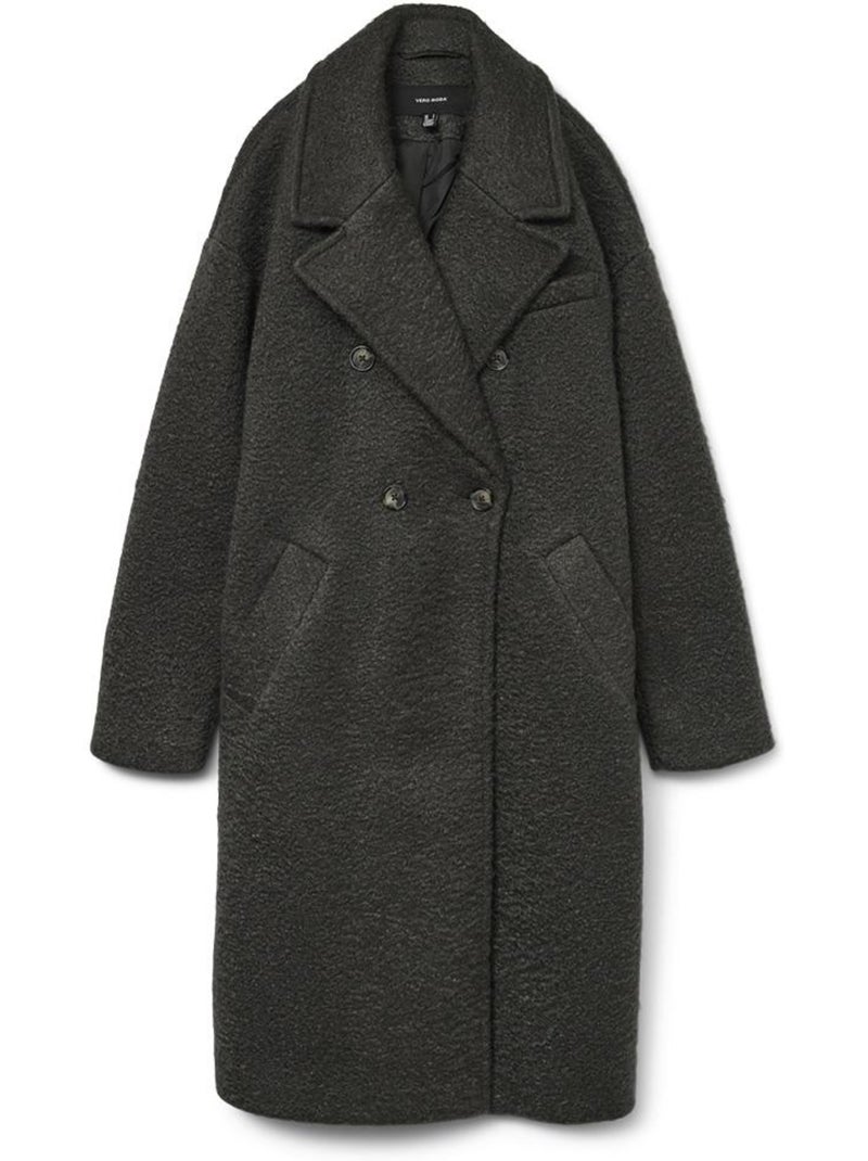 Abrigo largo de mujer vero moda Caqui - Kiabi